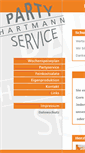 Mobile Screenshot of fleischerei-partyservice-hartmann.de